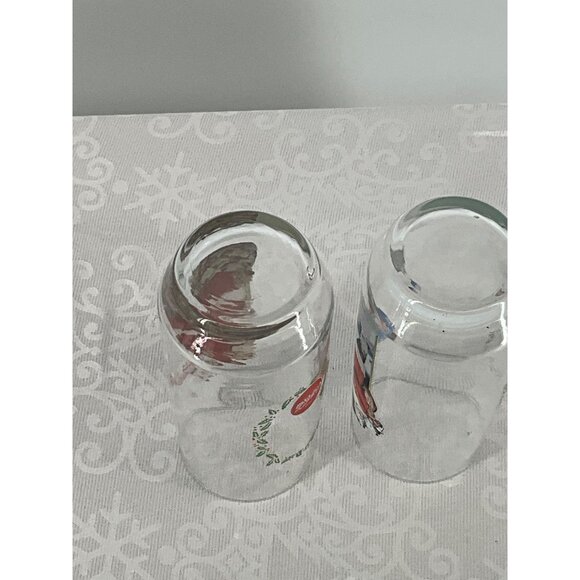 Vintage Coca-Cola Glasses with Haddon Sundblom‎ Santa Claus 1943 Design Set of 2 - Picture 7 of 8